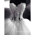 2017 Gorgeous turc turc Cristal Princesse en perles Robes de mariée Robe de bal